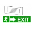 BANDIERA INCLUSO ADESIVI X LAMPADA EMERGENZA LED-H