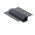 PROFILO GORIZIA NERO DIFFUSORE NERO CON TAPPI INCL