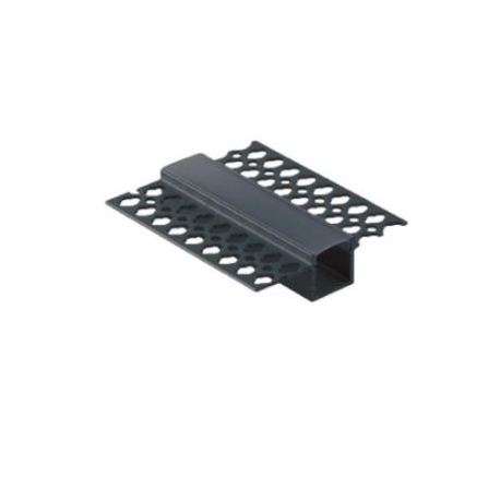 PROFILO GORIZIA NERO DIFFUSORE NERO CON TAPPI INCL