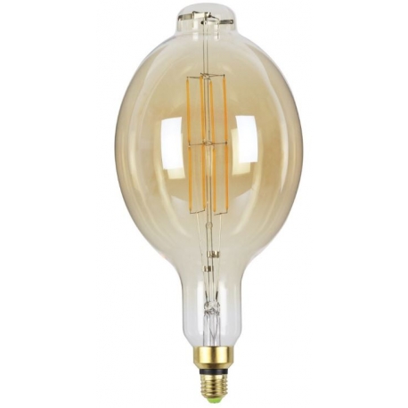LAMPADINA LED FILAMENTO SMOKE BT180 E27 8W 250LM 4
