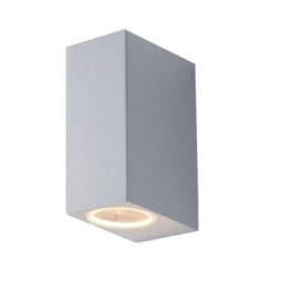 APPLIQUE QUBO BIANCO 2XGU10 IP54 15,1X9,3X6,7CM