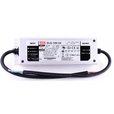 DRIVER MW ELG T.COSTANTE IP67 DIMM. OUTPUT 24V 4A 