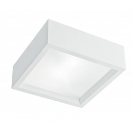 PLAFONIERA GABRIEL BIANCA 2XE27 25X25X8,5CM