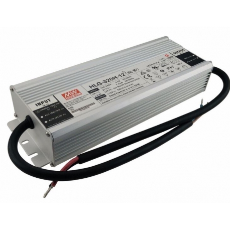 ALIMENTATORE MW HLG 320W 12V IP67 25,2X9X4,3CM