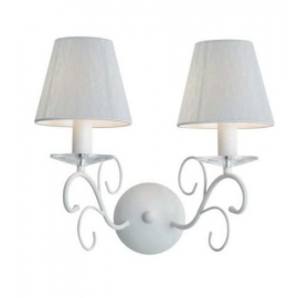 APPLIQUE PERLA BIANCO 2XE14 35X35CM