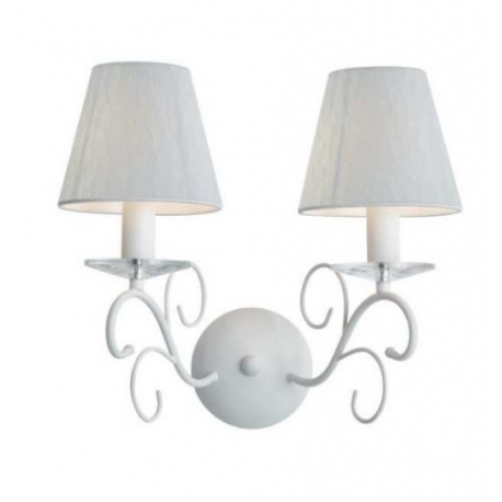APPLIQUE PERLA BIANCO 2XE14 35X35CM