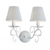APPLIQUE PERLA BIANCO 2XE14 35X35CM