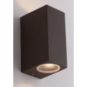 APPLIQUE QUBO CORTEN 2XGU10 IP54 15,1X9,3X6,7CM