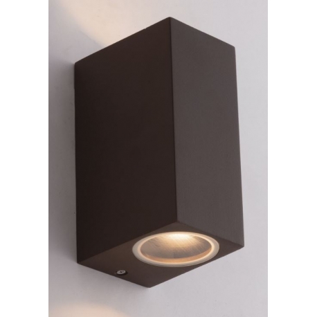 APPLIQUE QUBO CORTEN 2XGU10 IP54 15,1X9,3X6,7CM