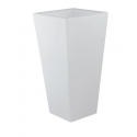 VASO DA GIARDINO GECO BIANCO 1XE27 IP65 28X28X60CM
