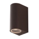 APPLIQUE ONE CORTEN 2XGU10 IP54 15,1X9,3X6,7CM