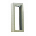 PALETTO MASAI CEMENTO BIANCO 1XR7S IP65 51X20X12CM