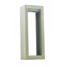 PALETTO MASAI CEMENTO BIANCO 1XR7S IP65 51X20X12CM