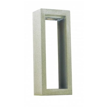 PALETTO MASAI CEMENTO BIANCO 1XR7S IP65 51X20X12CM