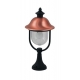 LUME VENEZIA NERO/RAME 1XE27 IP44 25X53,8CM
