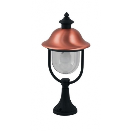 LUME VENEZIA NERO/RAME 1XE27 IP44 25X53,8CM