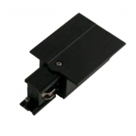 INNESTO SINISTRO NERO PER BINARIO INCASSO 9,8X5,6X