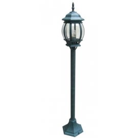 PALETTO SANTIAGO NERO/VERDE 1XE27 IP44 110,7X15,5C