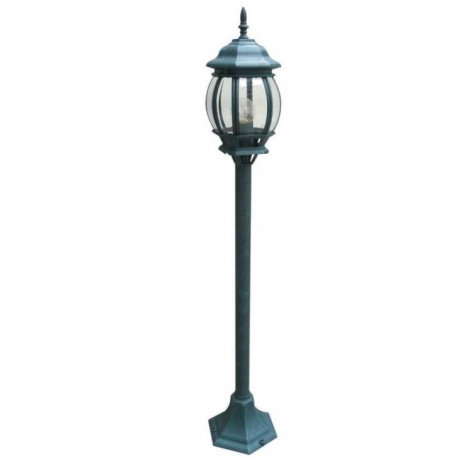 PALETTO SANTIAGO NERO/VERDE 1XE27 IP44 110,7X15,5C