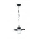 SOSPENSIONE YORK NERA 1XE27 IP44 30CM