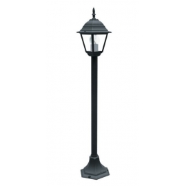 PALETTO ROMA NERO 1XE27 IP44 104X21CM