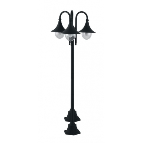 PALO PAVIA NERO 3XE27 IP44 190X56CM