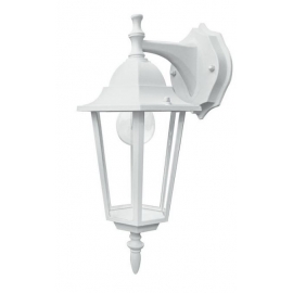 APPLIQUE DOWN MILANO BIANCO 1XE27 IP44 20,8X36X17C