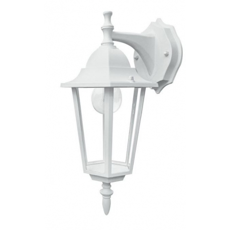 APPLIQUE DOWN MILANO BIANCO 1XE27 IP44 20,8X36X17C