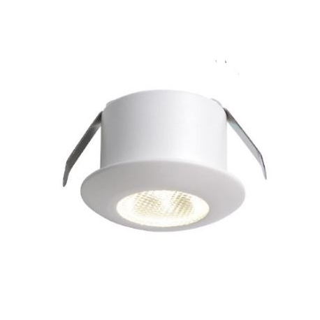 INCASSO LED ASSO BIANCO 1W 80LM 3000K 3,2X2,2CM