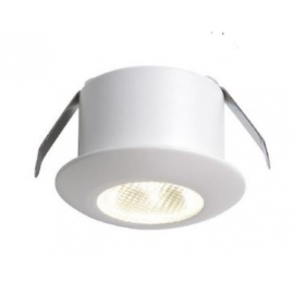 INCASSO LED ASSO BIANCO 1W 80LM 4000K 3,2X2,2CM