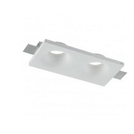 INCASSO SENSO BIANCO 2XGU10 24X12X4CM