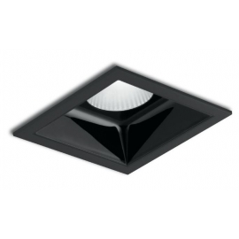 INCASSO LED LANDER NERO 15W 1500LM UGR 3000K CRI90