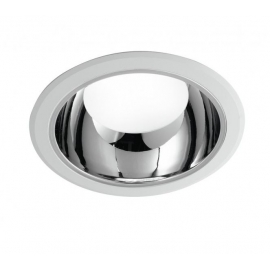 INCASSO LED MACK BIANCO/CROMO 25W 2250LM 3000K 23X