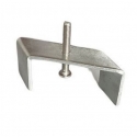 KIT 2PZ STAFFE ZINCATE PER BINARIO INCASSO 3,7X3,7