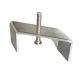 KIT 2PZ STAFFE ZINCATE PER BINARIO INCASSO 3,7X3,7