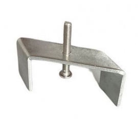 KIT 2PZ STAFFE ZINCATE PER BINARIO INCASSO 3,7X3,7