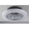 VENTILATORE CON LAMPADA LED FOEHN BIANCA 40W 3600L