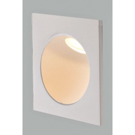 INCASSO LED ONYX BIANCO 2W 144LM 4000K IP54 9X9X4C