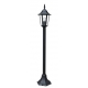 PALETTO MILANO NERO 1XE27 IP44 105X21CM