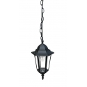 SOSPENSIONE MILANO NERA 1XE27 IP44 17CM