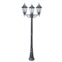 PALO FIRENZE NERO/ARGENTO 3XE27 IP44 218X76,5CM