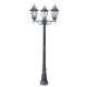 PALO FIRENZE NERO/ARGENTO 3XE27 IP44 218X76,5CM