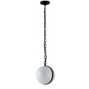 SOSPENSIONE ORBIT NERO 1XE27 IP44 20CM