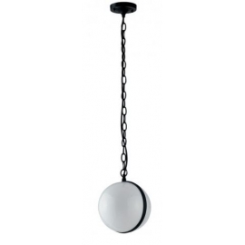 SOSPENSIONE ORBIT NERO 1XE27 IP44 20CM