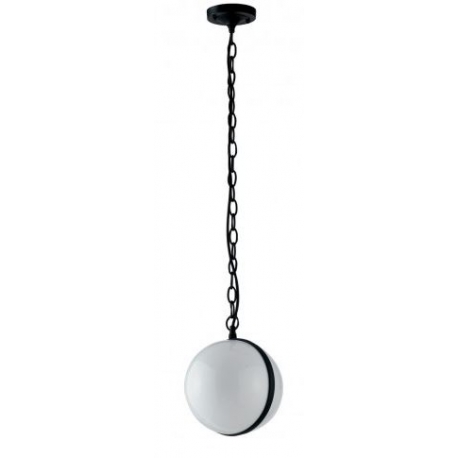 SOSPENSIONE ORBIT NERO 1XE27 IP44 20CM