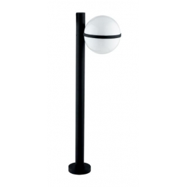PALETTO ORBIT NERO 1XE27 IP44 100X26CM