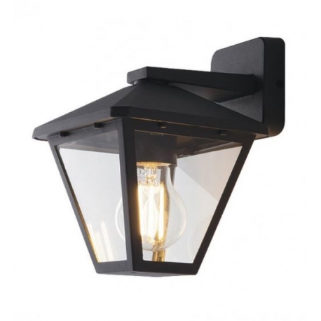 APPLIQUE DOWN PRISMA ANTRACITE 1XE27 IP44 19,1X21,