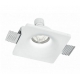 INCASSO SENSO BIANCO 1XGU10 12X12X4CM