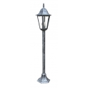 PALETTO FIRENZE NERO/ARGENTO 1XE27 IP44 104X21CM