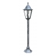 PALETTO FIRENZE NERO/ARGENTO 1XE27 IP44 104X21CM